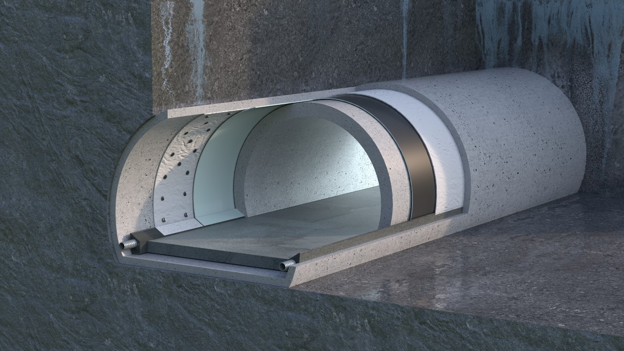 Umbrella/Drainage System - Tunnel