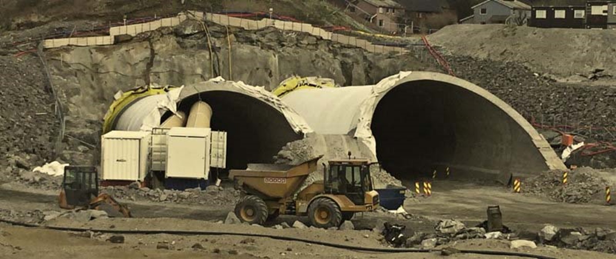 Tunnel på nye Rv. 80 Bodø